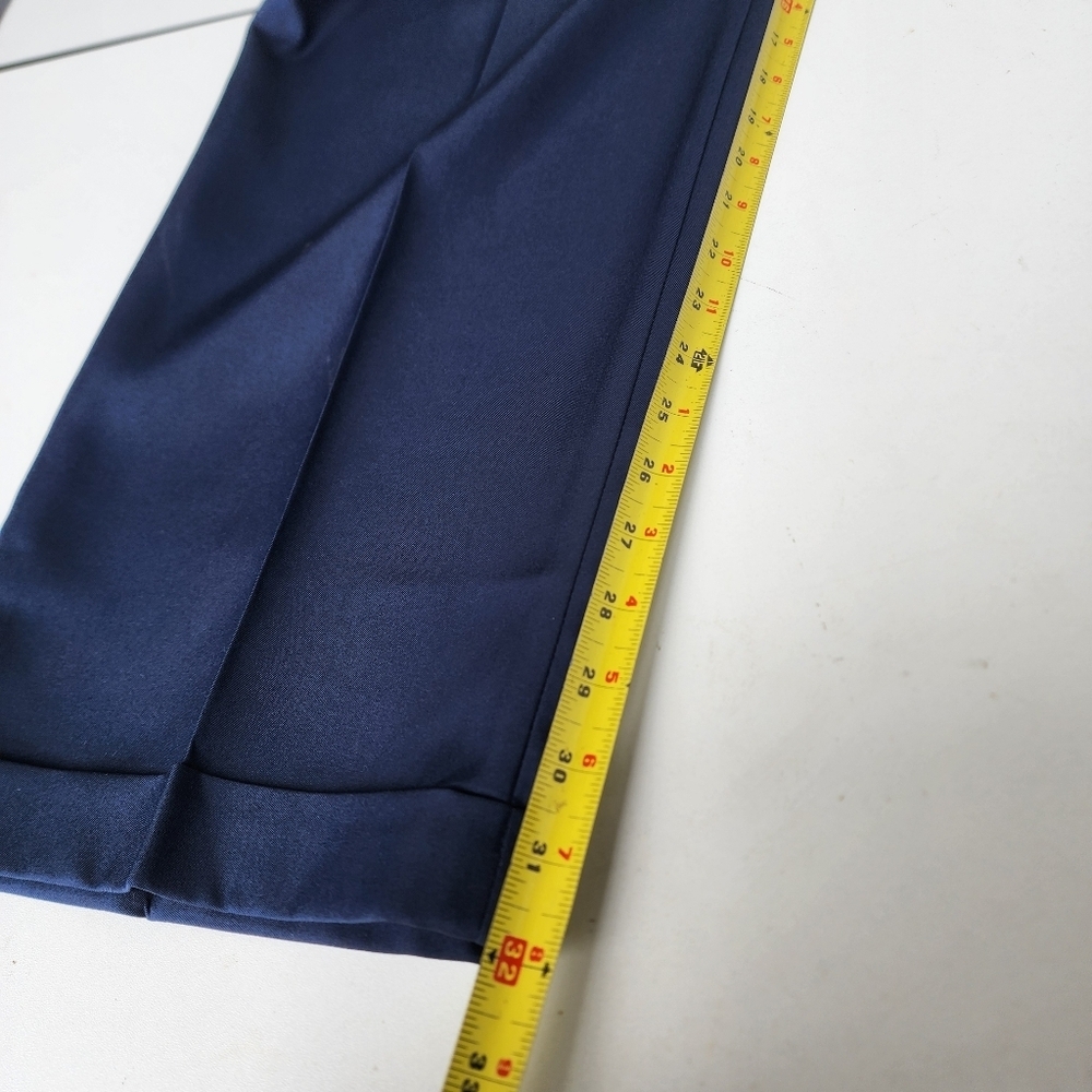 NWT $109 Jos A Bank Traveler Tailored Fit Pants Men 40x32 Navy Blue Performance - Picture 3 of 13